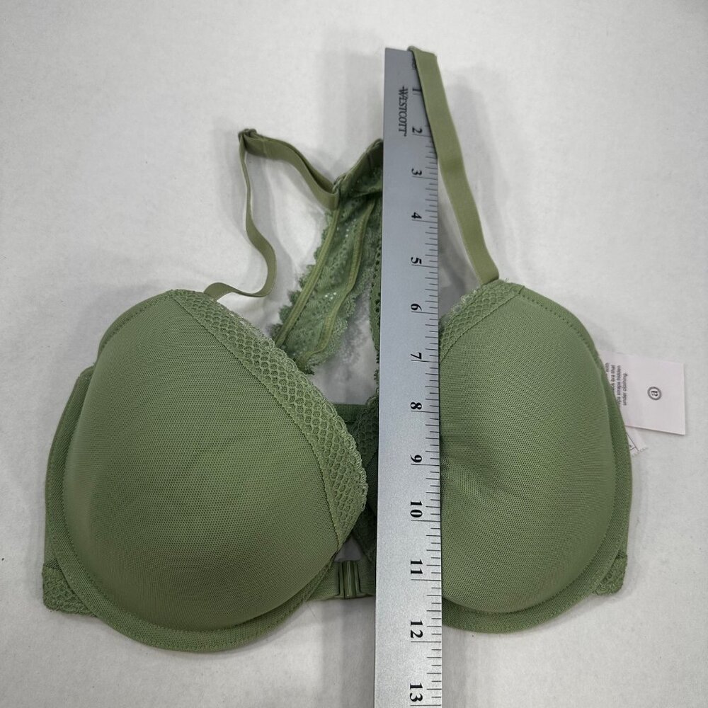 Auden Women's Size 32DD Bra The Ace Lightly Lined Racerback Kiwi Green New - Picture 13 of 14